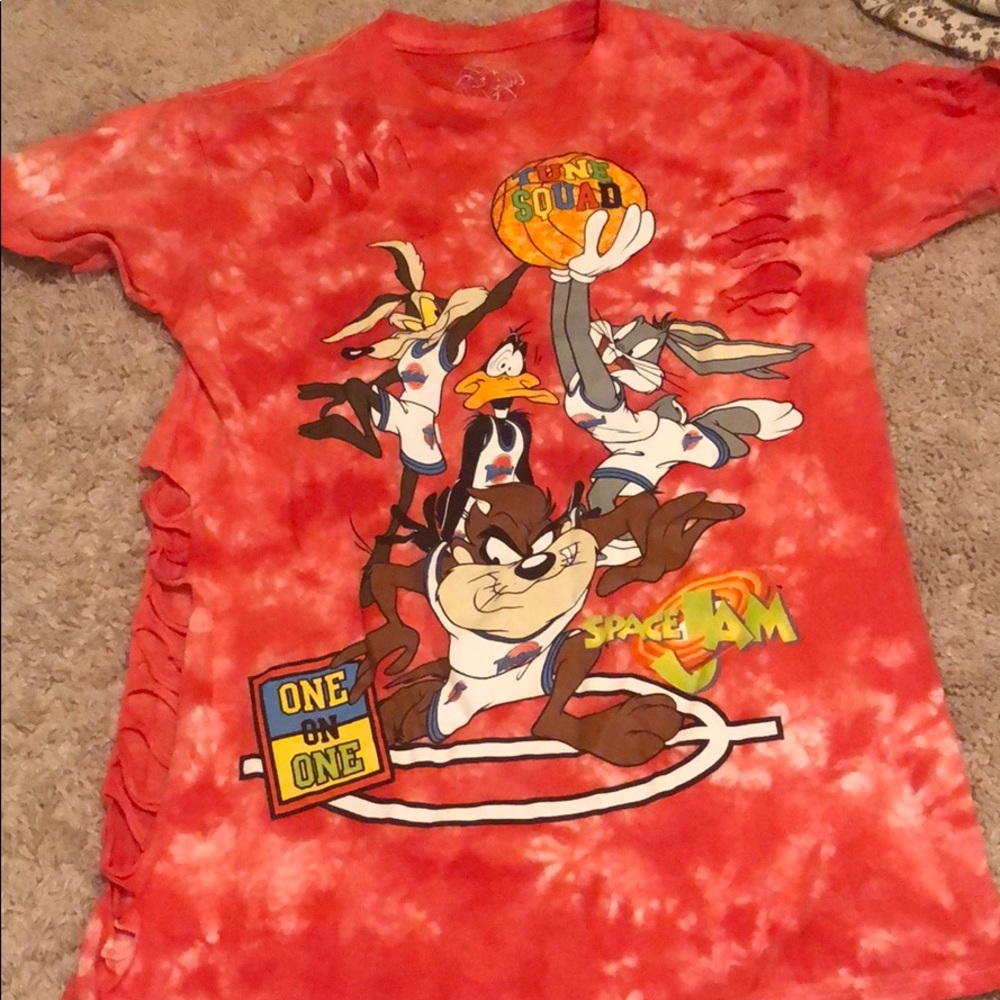 Space Jam Distressed Shirt